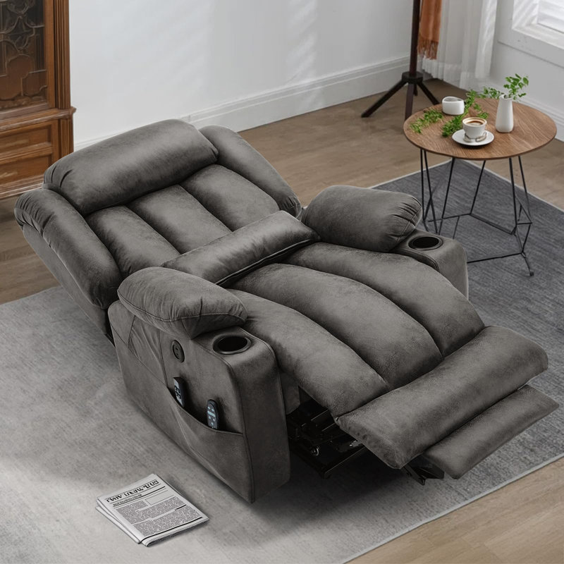 Oversized lay flat recliner 2025
